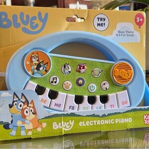 Bluey Electronic Piano keyboard Toy songs instrument sounds play learning music